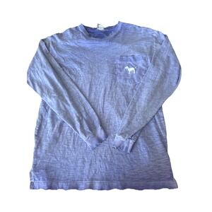 PINK Victorias Secret Top Small XS Purple Spirit Logo Dog Tshirt Jersey Tee Y2k